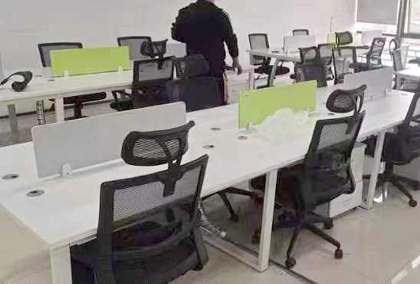 二手六人位开放式员工办公工位